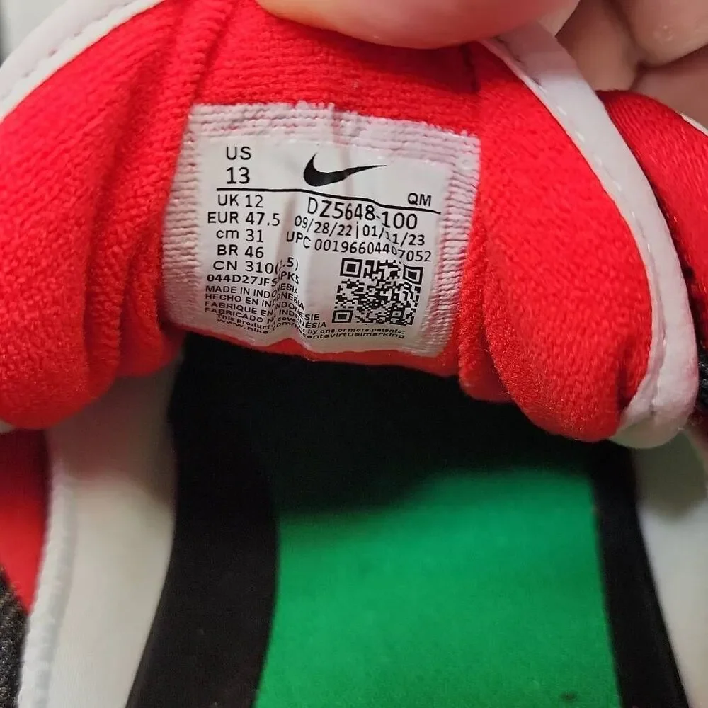 Nike Ishod Wair Premium SB Mens White Black Red Size 13